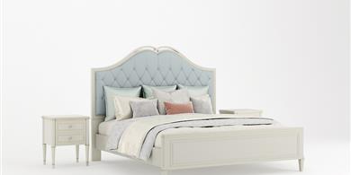 MY-M3003床1.8米+MY-M3002床頭柜