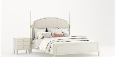 MY-M3006床1.8米+MY-M3001床頭柜