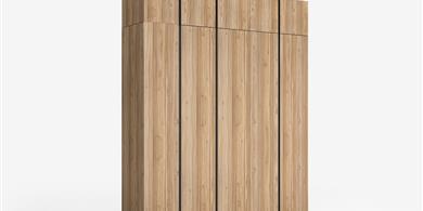 SH-S3101立柜（五門400型）+SH-S3101頂柜（五門400型）