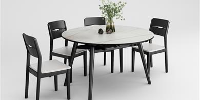 PS-LC2106餐桌椅打開